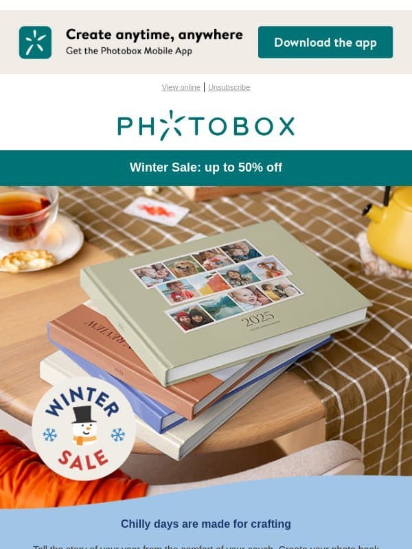 Save big on books with up to 50% off ๐คฉ email from Photobox