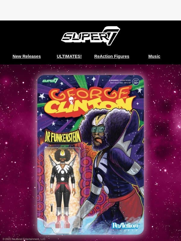 Your Inner Intergalactic Star Child is Calling. email from Super7